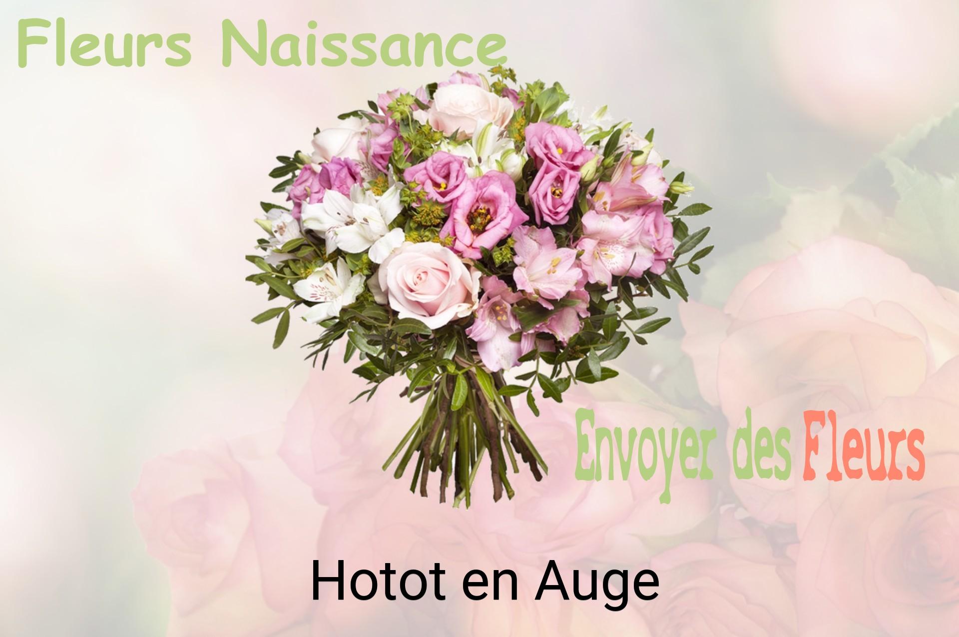 Bouquet de fleurs de naissance livré à Hotot-en-Auge